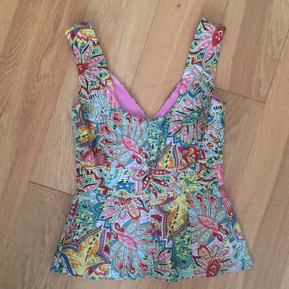 Xs 2 Nanette Lepore Silk tank blouse top camisole - Picture 6 of 7